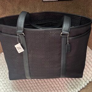 Coach Charcoal and Black Women's Briefcase